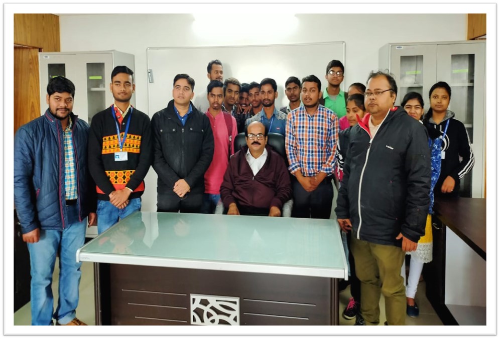 Visit of Prof. Devesh Sinha Department of Geology, Delhi University to the department.